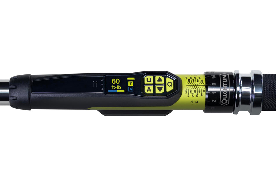 1/2 in. Drive 60-300 ft-lb. Flex Head Micro-Clicker with Angle Hybrid Torque Wrench