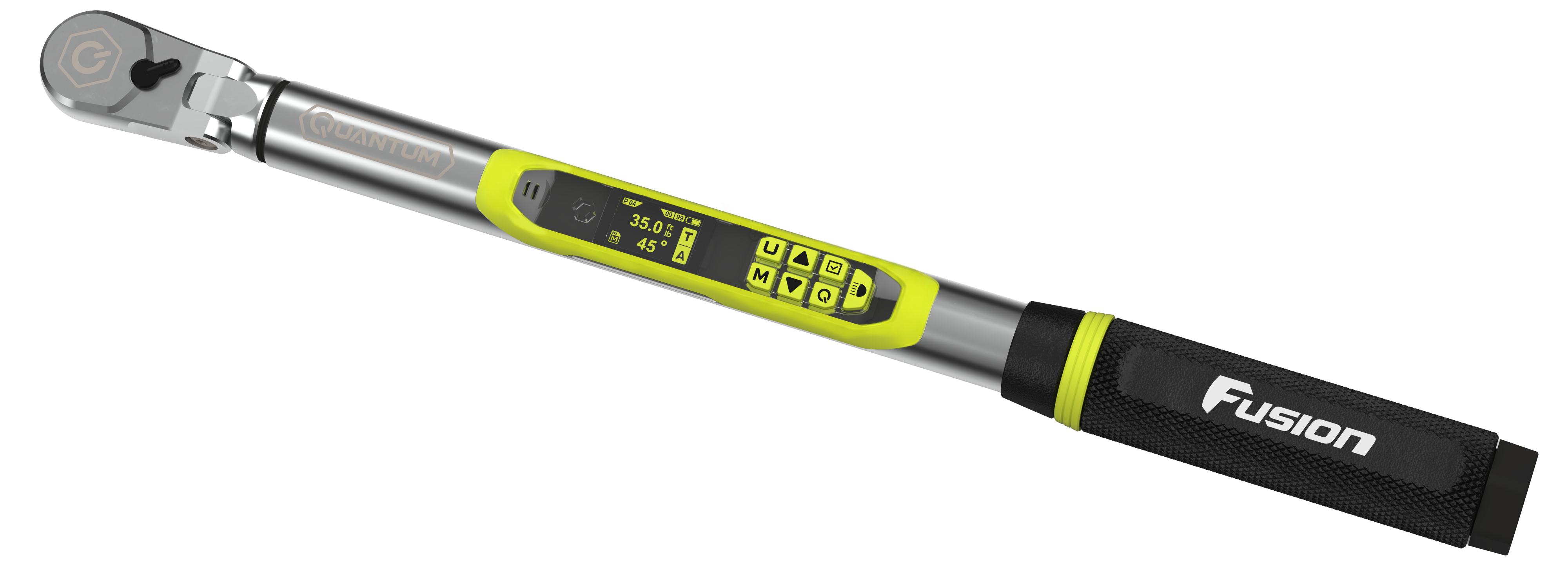 Fusion electronic torque wrench with color display